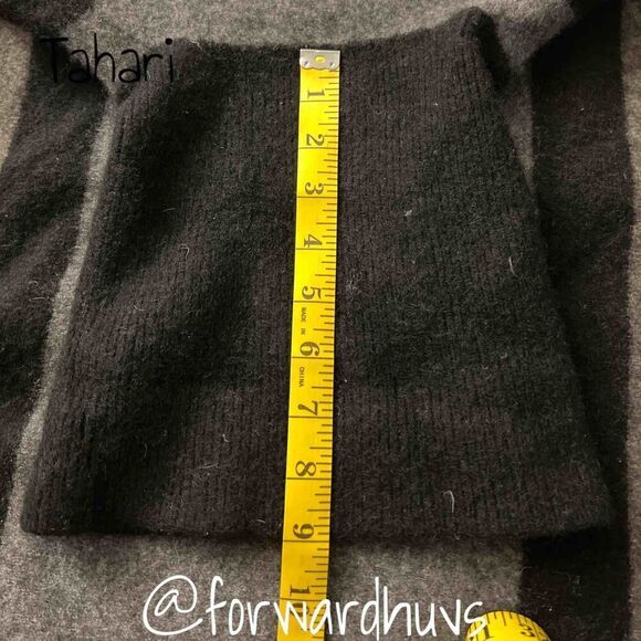 Tahari Wool Blend Poncho Sweater with Cowl Neck Size Small - Picture 9 of 12